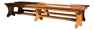 Vintage Wooden Benches, 1970s, Set of 2
