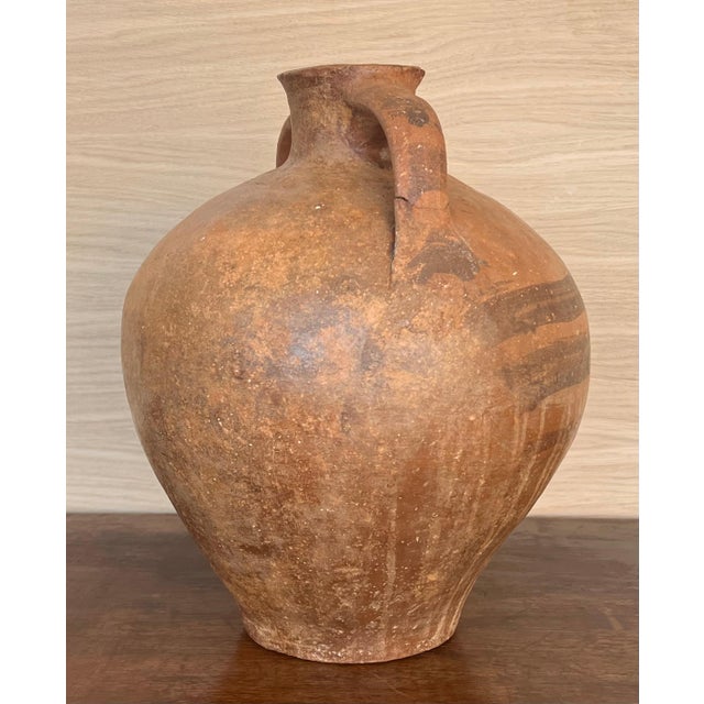 Late 18th Century 18th Century Bridal Jug Red Picher "Cantaro" from Calanda, Spain Terracotta Vase For Sale - Image 5 of 18