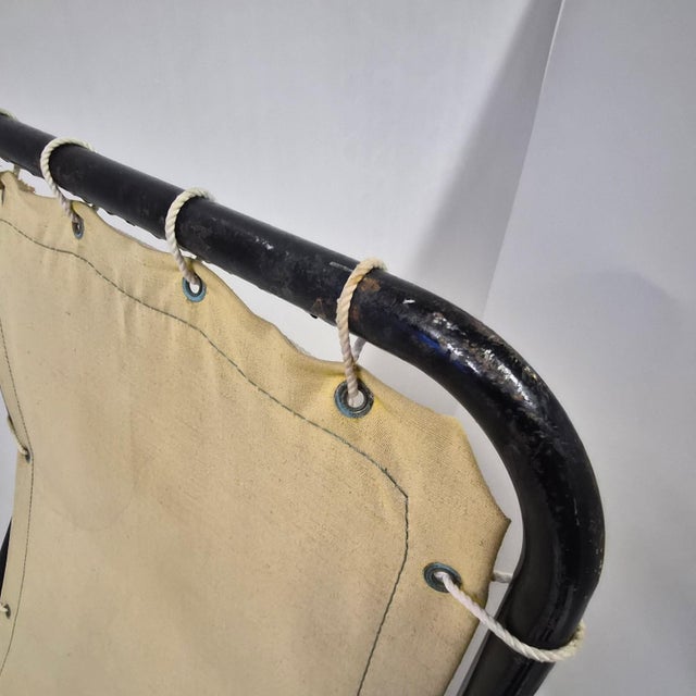 Beige Vintage Chaise Lounge by Barwa De J. Waldheim & Edgar Bartolucci, 1950s For Sale - Image 8 of 15