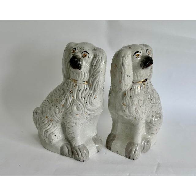 English Extra Large Staffordshire Dogs - A Pair For Sale - Image 3 of 10