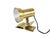 Adjustable Gold Painted & Anodized Aluminum Spot Light, 1960s For Sale - Image 9 of 9
