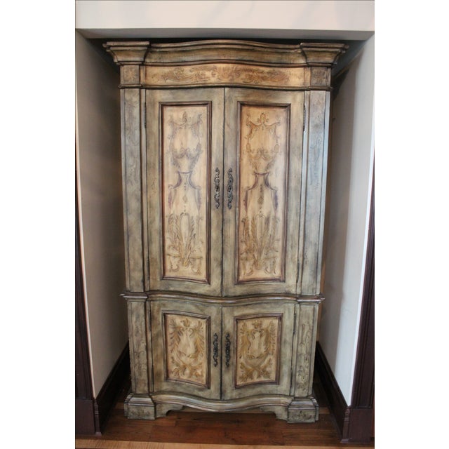 Spanish Antique Hand Painted Armoire Chairish