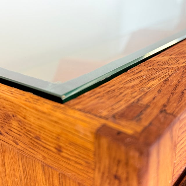 Vintage Oak Display Counter with 12 Drawers, 1960s For Sale - Image 12 of 18