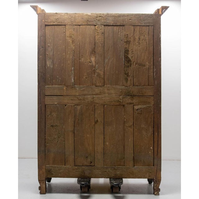 French Louis XV Ash Armoire, 1700s For Sale - Image 18 of 18
