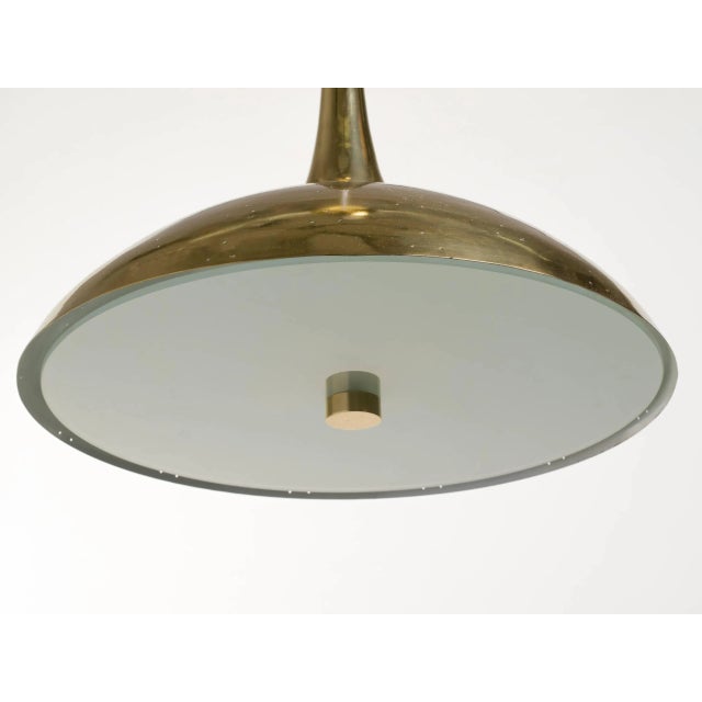 Paavo Tynell Paavo Tynell Style Brass Pendants - a Pair For Sale - Image 4 of 6