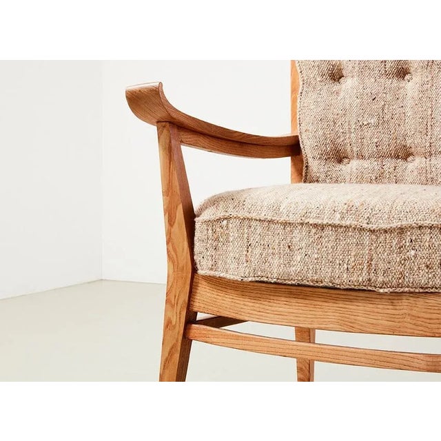 Throne Armchair by Bas Van Pelt for My Home, 1940s For Sale - Image 6 of 9