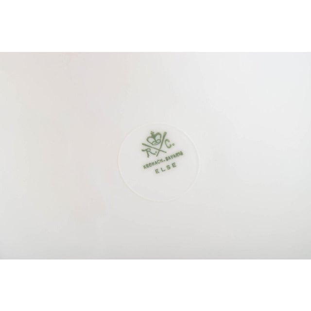 Porcelain Dinner Plates in Else Pattern from Rosenthal, 1930s, Set of 6 For Sale - Image 4 of 5