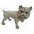 1940s Cast Iron White Bulldog For Sale