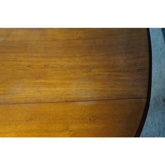 Antique American Victorian Mahogany Drop Leaf Dining Table Expandable Console For Sale - Image 18 of 18