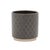 Contemporary Ceramic Diamond Pattern Planter (Set of 2) For Sale - Image 3 of 3