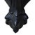 Brown Antique Chinese Floral Carved Rosewood & Rouge Marble Top Side Table C1920 For Sale - Image 8 of 11