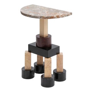 Console Demistella Model in Fine Marble by Ettore Sottesass for Up & Up, 1980s For Sale