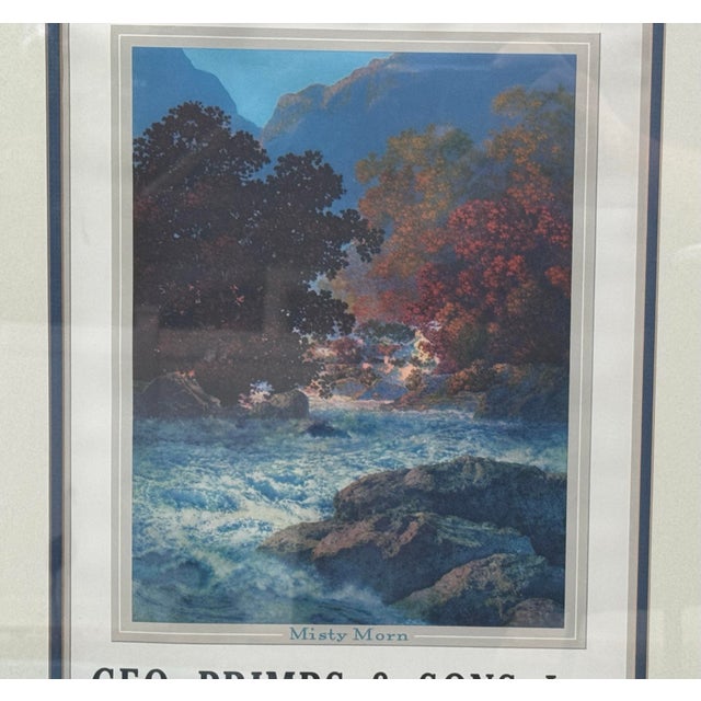 Mid 20th Century 1956 Maxfield Parrish Misty Morn Complete Calendar Brown & Bigelow Framed For Sale - Image 5 of 8