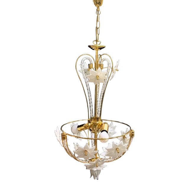 Murano Glass La Murrina Chandelier La Murrina, 1980s For Sale