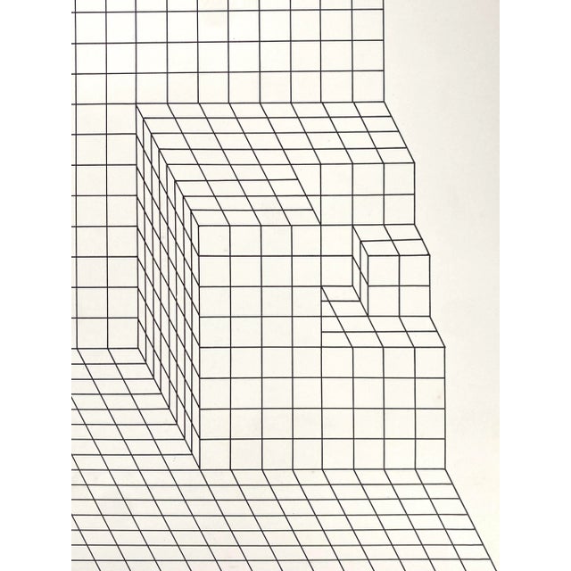 Modern Erwin Heerich, Large Constructive-Concrete Composition, 1950s, Screen Print For Sale - Image 3 of 13