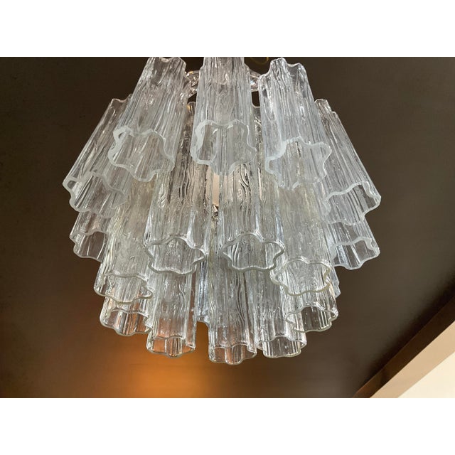 Vintage Mid-Century Kinkeldey Crystal & Chrome Chandelier - West Germany, 1960s For Sale - Image 12 of 16