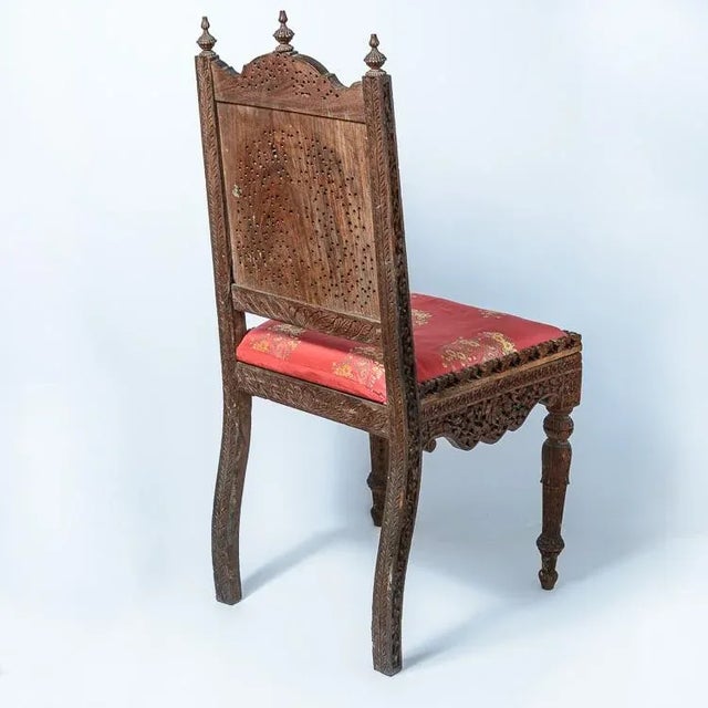 Just in this wonderful Late 19th Century Anglo Indian singer chair also called a Throne chair. The carving is delicate and...