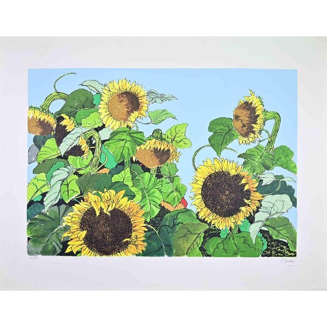 Screen print realized in 1980s. Hand signed and numbered in pencil. Edition of 199. Very good condition. This piece is...