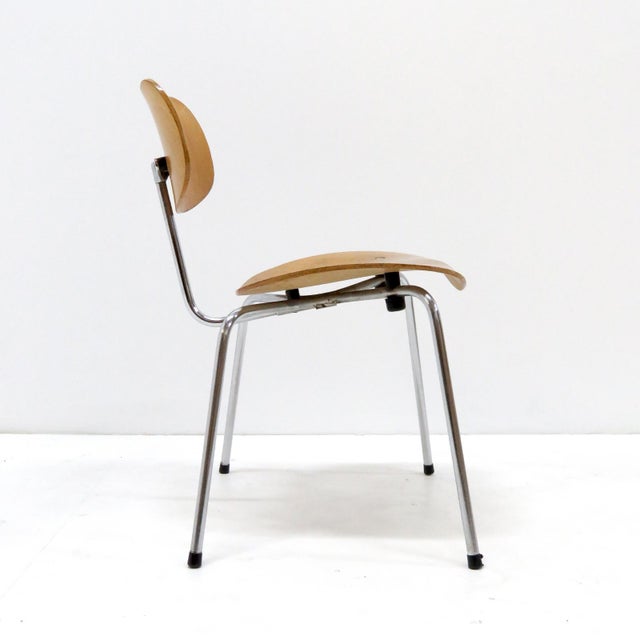 Wilde + Spieth Side Chair by Egon Eiermann for Wilde & Spieth For Sale - Image 4 of 8
