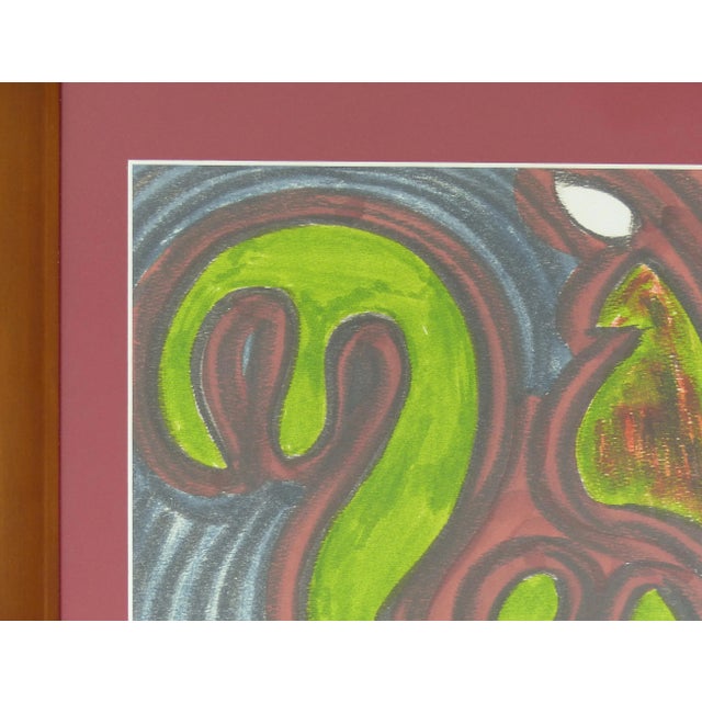 Organic Abstract Painting For Sale - Image 4 of 7