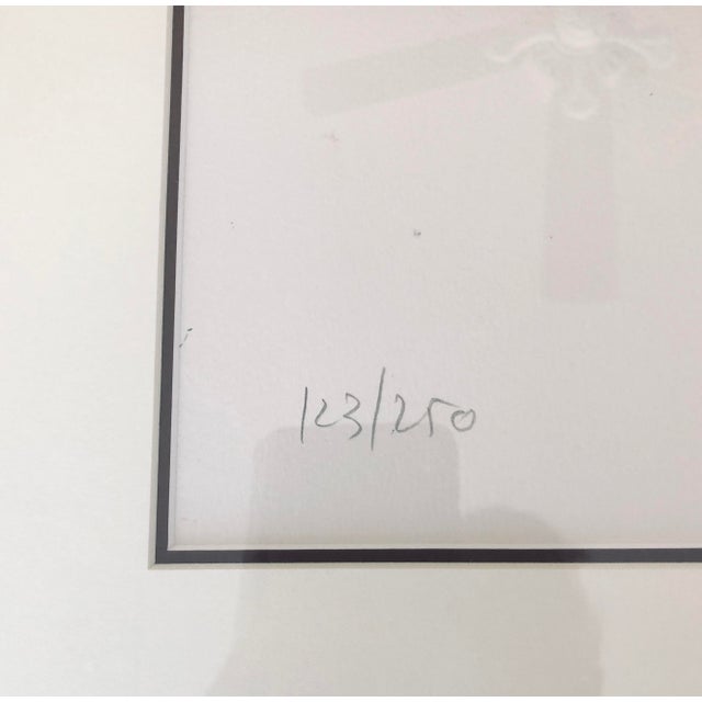 Claude WEISBUCH (1927–2014) Shadows lithograph on paper. Framed, matted, with glass Signed lower right and numbered...