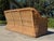 Brown Vintage 72” Handwoven Rattan Sofa With Large Braid Trim For Sale - Image 8 of 12