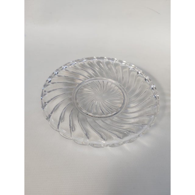 Baccarat 20th Century Baccarat Crystal Ice Bucket and Saucer, 1890s, Set of 2 For Sale - Image 4 of 11