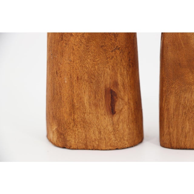 American American Folk Art Set of Two Wooden Male Torsos, Early 20th Century For Sale - Image 3 of 15