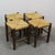 Brutalist Brutalist Stools, 1960s, Set of 4 For Sale - Image 3 of 6