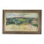 Mid Century Modern 'View Over the Valley' Vintage Original Landscape Oil Painting, Framed For Sale