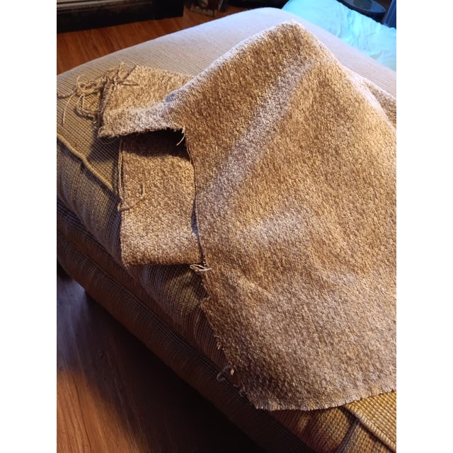 Textile Scalamandre Beige-Gold Nubby Boucle Heavy Upholstery Fabric- 2 Yards For Sale - Image 7 of 8