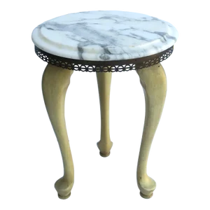Italian Marble Drinks Table Rococo Style, Mid-20th Century, Italy