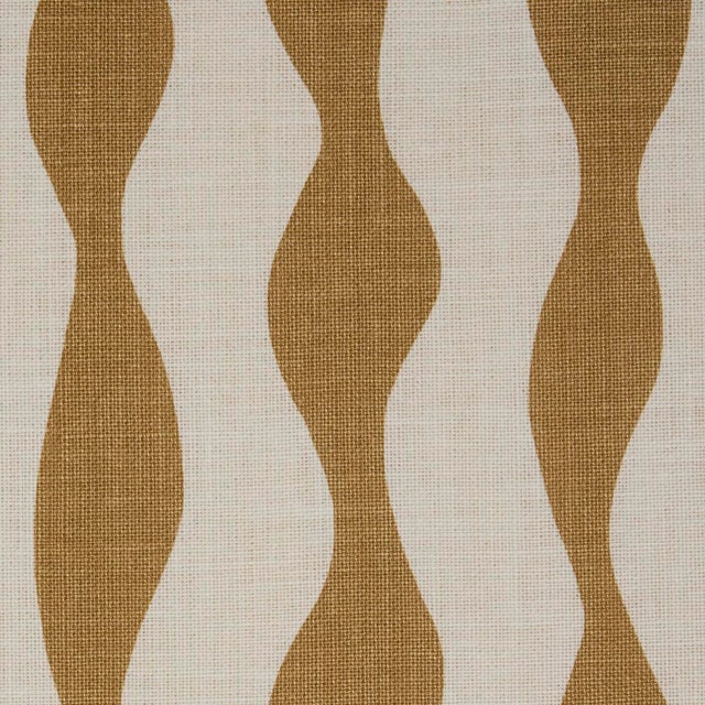 Contemporary SAMPLE - Schumacher Ellsworth Fabric In Ochre For Sale - Image 3 of 4