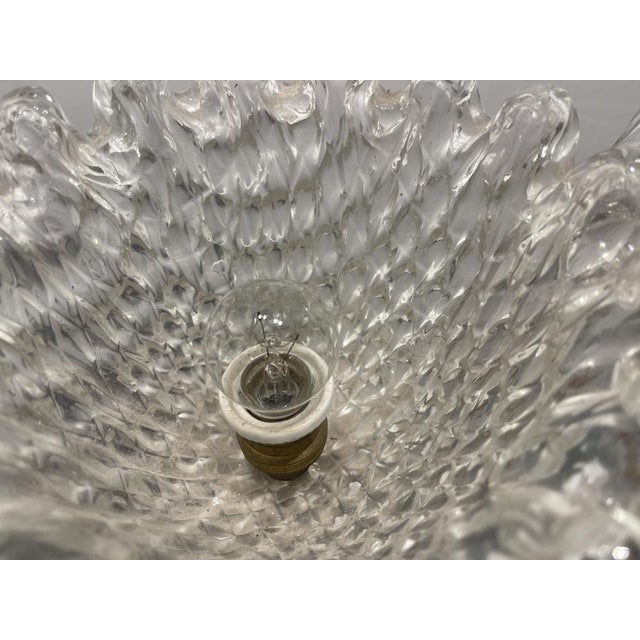 Murano Glass Barovier Light Pendant, 1940s For Sale - Image 6 of 11