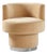 Caos Accent Chair in Creme Velvet by Moanne For Sale