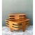 Mid 20th Century Vintage Stacked Rattan Side Table After Paul Frankl For Sale - Image 5 of 12