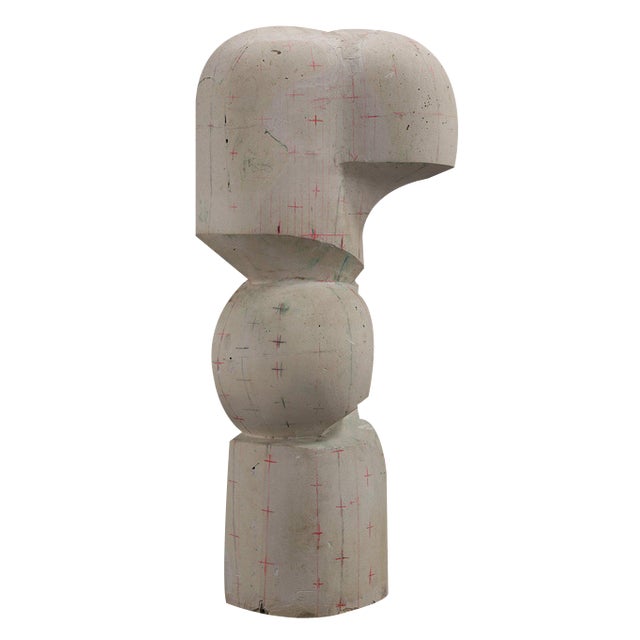 Pol Spilliaert, Abstract Sculpture, Plaster For Sale