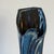 Mid 20th Century Mid-Century California Studio Pottery Vase in Elegant Glaze O Blue, Red and White For Sale - Image 5 of 7