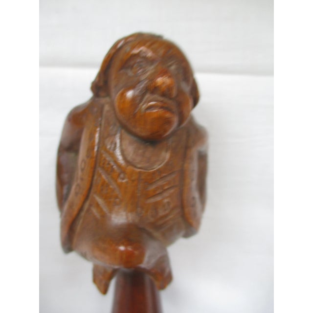 This is an Extremely Rare 18th-19th Century Antique Screw Nutcracker of a Man with his legs crossed with Great detail. The...