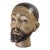 17th or 18th Century Spanish Colonial Santos Polychrome Head For Sale