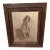 1940s R. Hendrickson Sepia Print Nude Vintage Woman Sitting With Back to Camera For Sale
