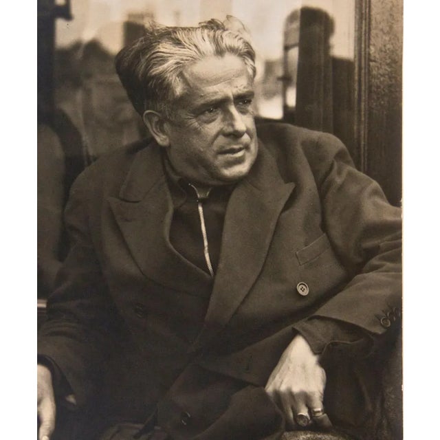 Portrait of Francis Picabia - Original Photograph by Man Ray - 1935 1935 For Sale - Image 3 of 4