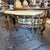 Mid-Century Modern 1950s Mid-Century Modern Yellow Marble and Brass Italian Console For Sale - Image 3 of 10