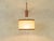 Mid-Century Modern Vintage Wall Lamp in Glass and Teak, 1960s For Sale - Image 3 of 10