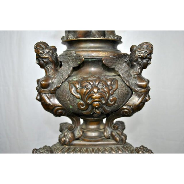 French Hercules Sculpture, Bronze For Sale - Image 4 of 7