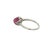 GIA Certified No Heat Star Ruby in Vintage Platinum Ring Signed Dreicer and Co., Size 7 For Sale - Image 4 of 9