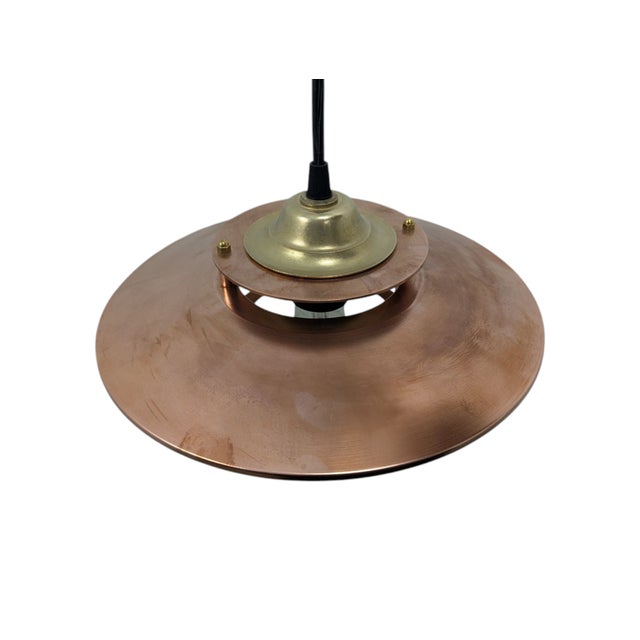 Copper Pendant Lamps, 1970s, Set of 2 For Sale - Image 4 of 11