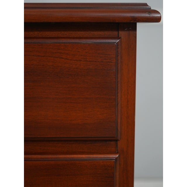1990s Henkel Harris Cherry 5 Drawer Dresser Chest For Sale - Image 5 of 18