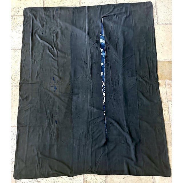 Antique Large Japanese Futon Cover with Resist Yuzen Dye For Sale - Image 15 of 18