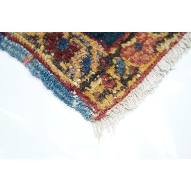 Textile Antique Hand Made Heriz Persian Rug For Sale - Image 7 of 12